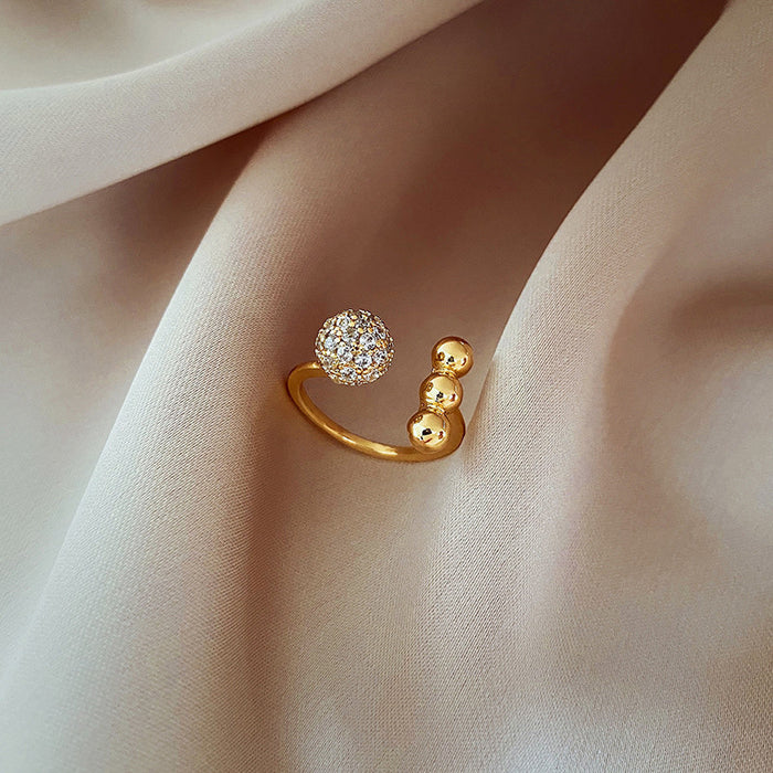 Retro Opening Female Ins Cold Wind Ring