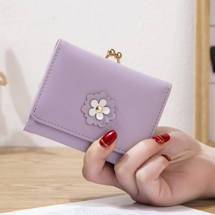 Simple Mini Student Cute Animal Kitten Wallets
