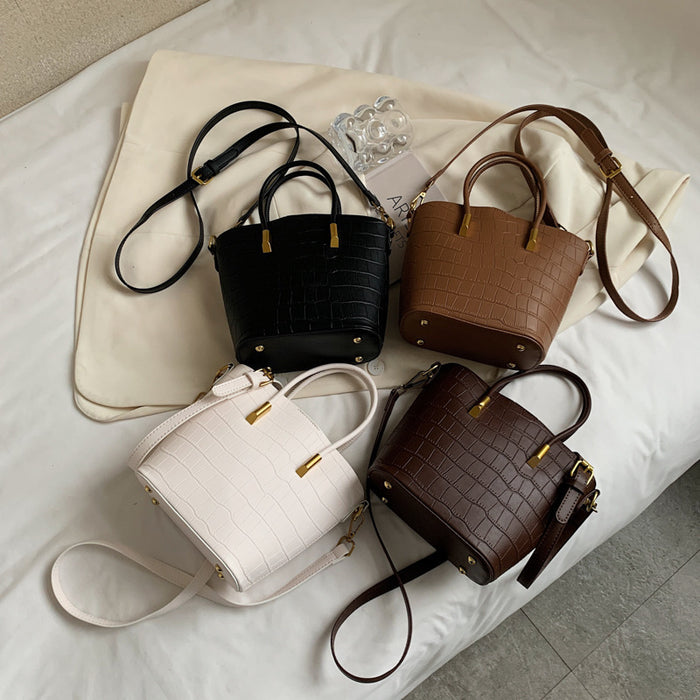 Warm Tones Bucket Bag K-Style Tote