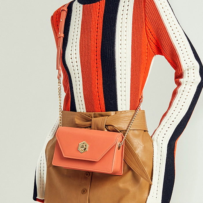 Chic Minimalist Chain Square Purse