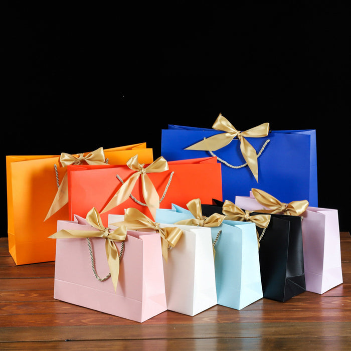Luxe Bow-Tie Shopping Bag