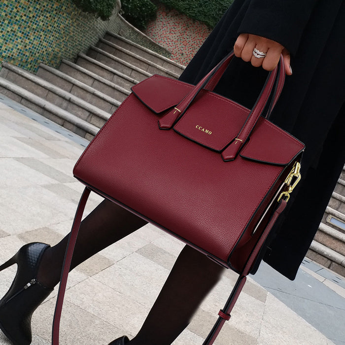Timeless Burgundy Shoulder Purse