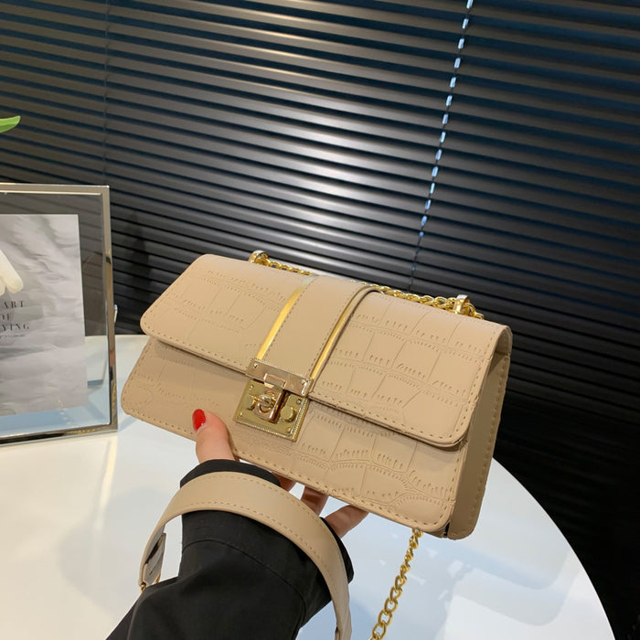 Textured Charm Chain Bags