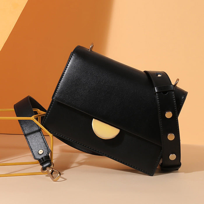 Wholesale Sleek Studded Strap Shoulder Bag