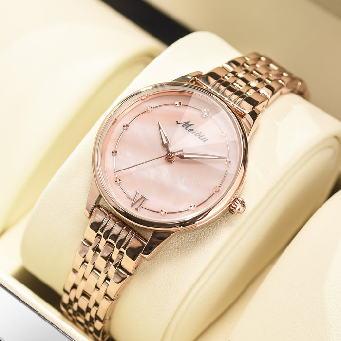 Women Quartz Diamond Geneva Lady Bracelet.
