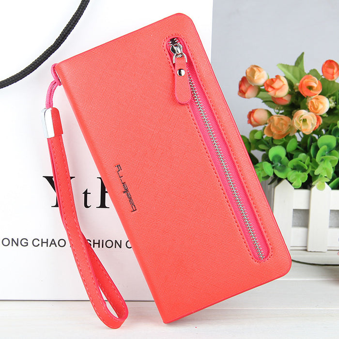 Practical Zipper Phone Wallets for Women