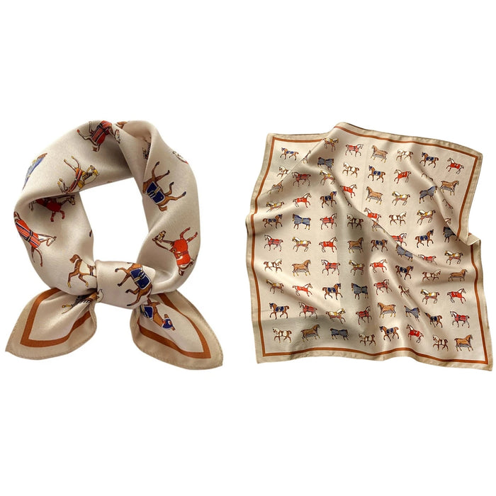 Mulberry Real Silk Scarf Luxury Neckerchief Brand
