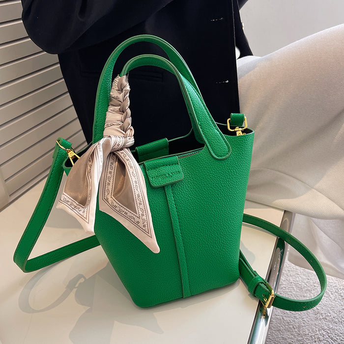 Stylish Casual Silk Scarf Tote