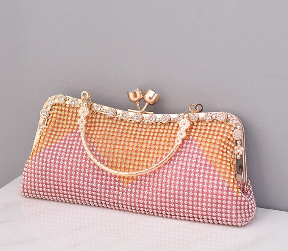 Glamorous Celebrity-Inspired Crossbody Clutch