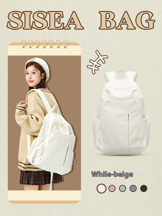 Sleek & Spacious Oxford Cloth School Bag