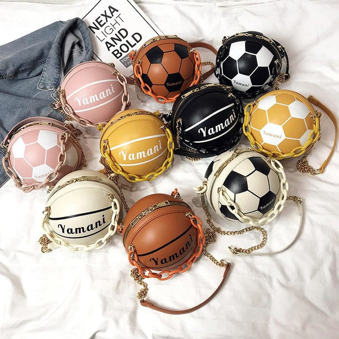 Fashionable Soccer Ball Shoulder Tote