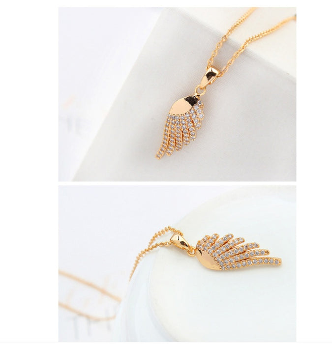 European and American personality wings pendant