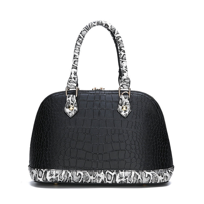 Wholesale Women Fashion Casual Crocodile Pattern Handbag