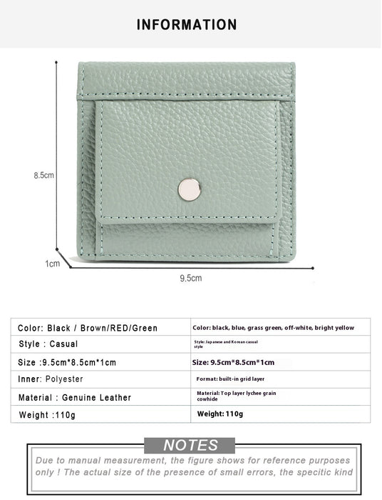 Women's Wallet Short Thin Card Holder Women's High Sense Mini And Simple Coin Purse