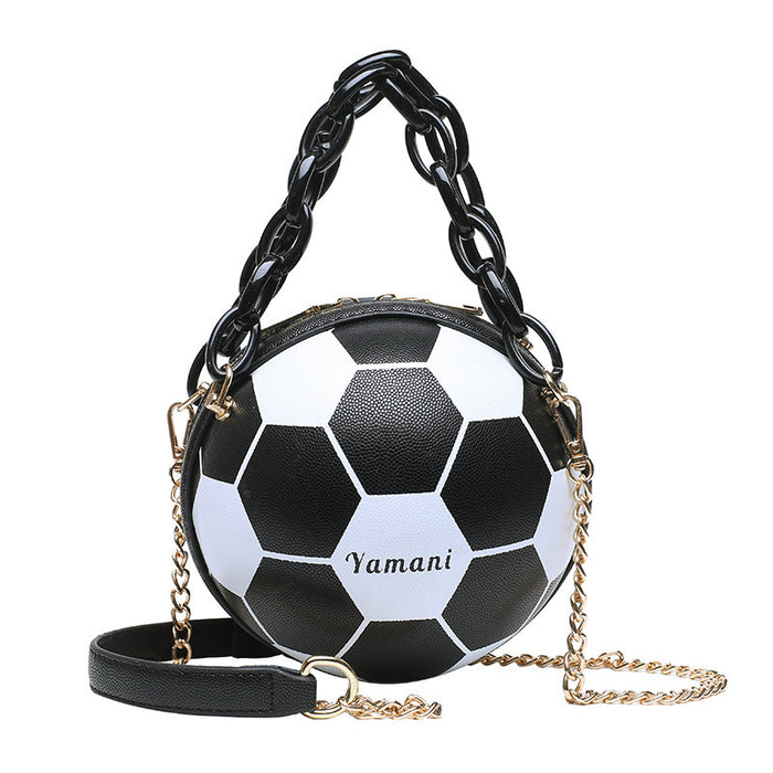 Fashionable Soccer Ball Shoulder Tote