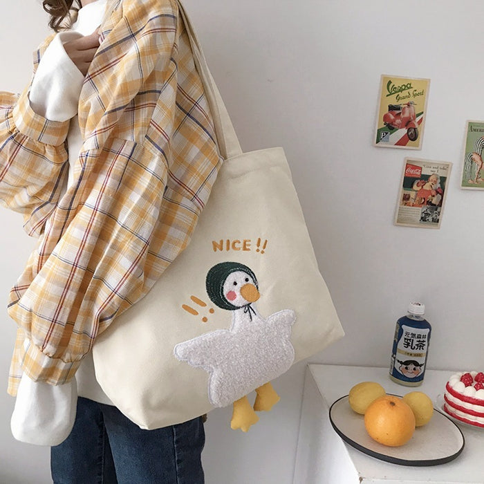 New Soft Cute Duckling Bag Shoulder Bag