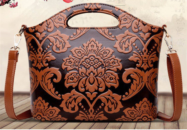 Shoulder Bag Messenger Bag Three-dimensional Embossing