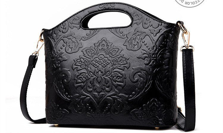 Shoulder Bag Messenger Bag Three-dimensional Embossing