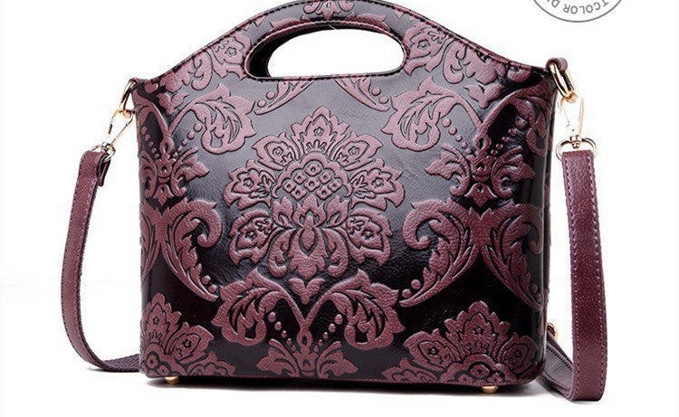 Shoulder Bag Messenger Bag Three-dimensional Embossing