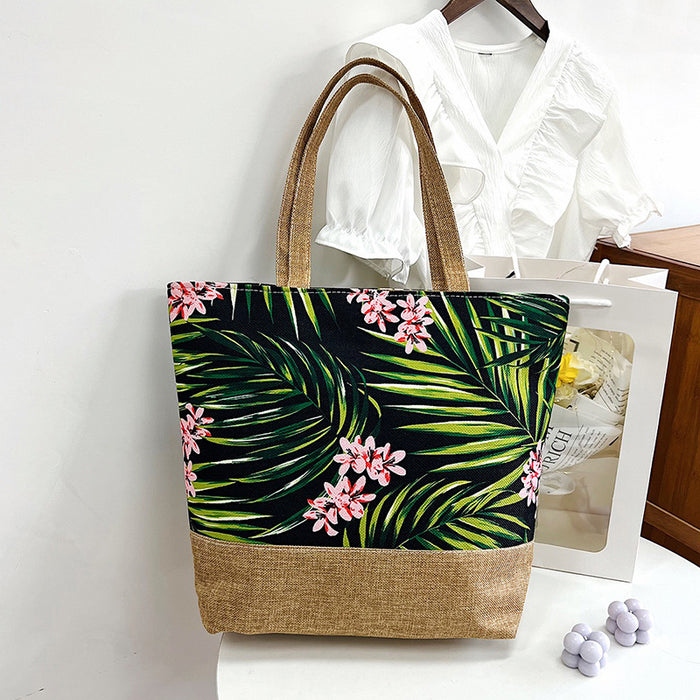 Versatile Everyday Printed Beach Shoulder Bag