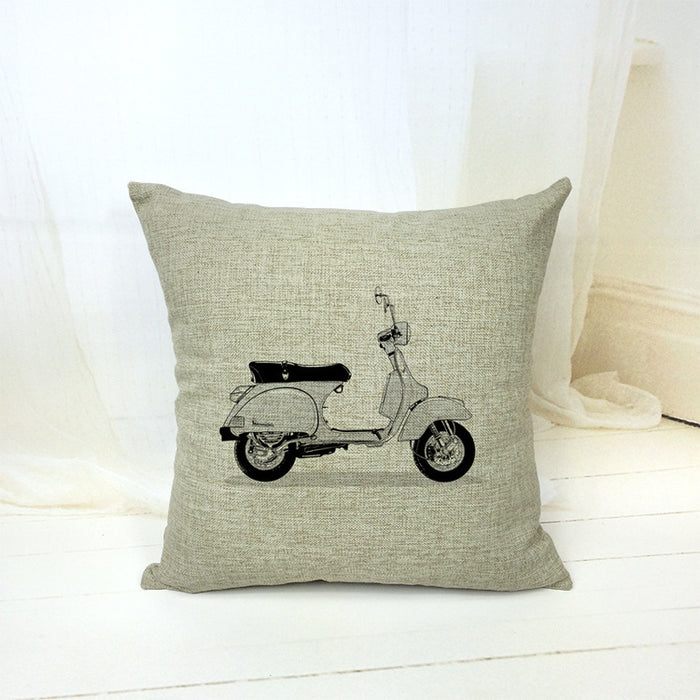 Digital Printed Cotton Linen Pillowcase