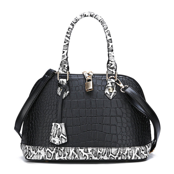 Wholesale Women Fashion Casual Crocodile Pattern Handbag