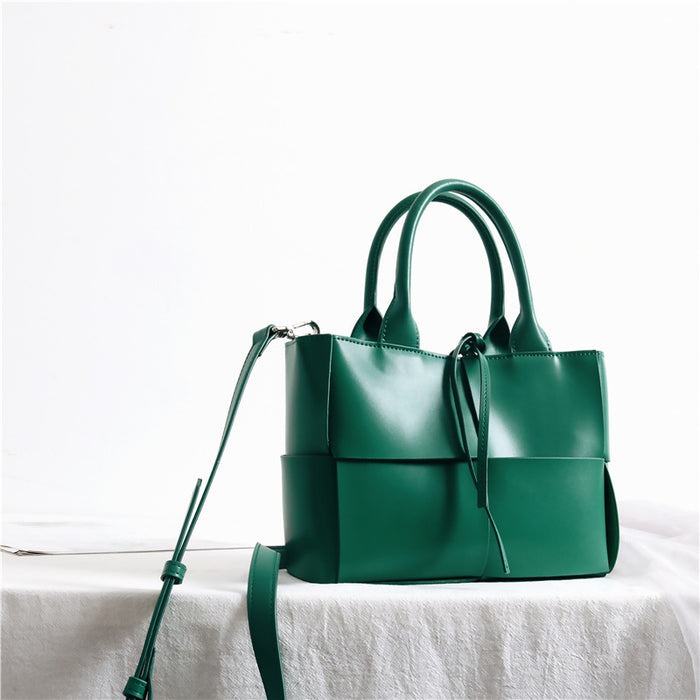 Trendy Oversized PU Leather Carryall