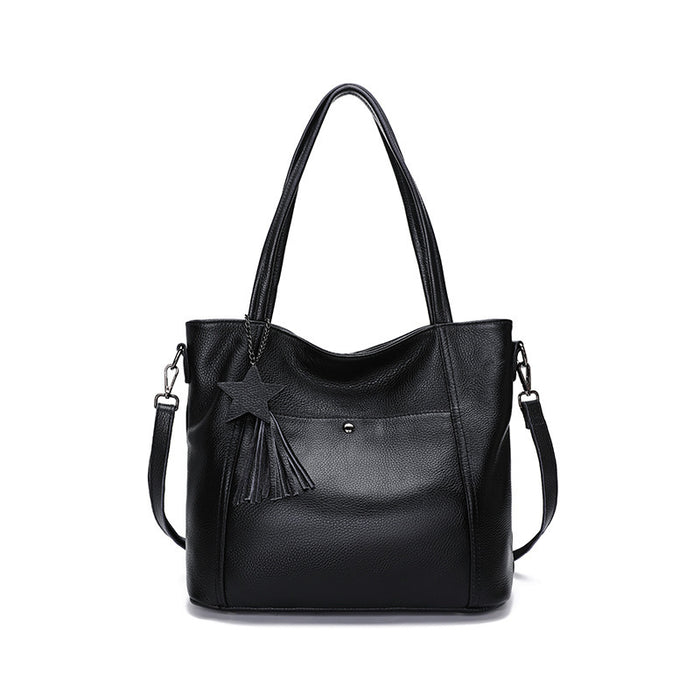 Sophisticated Solid Spacious Purse