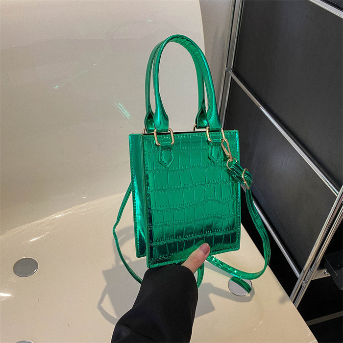 Wholesale Summer Emboss Small Square Solid Color Fashion Handbag