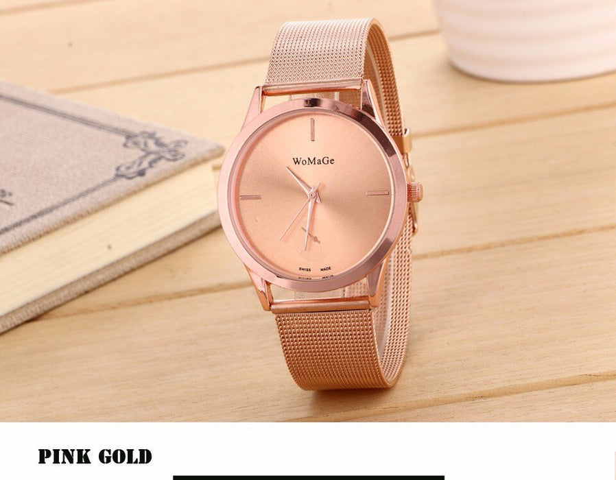 Fashion Alloy  Minimalist Style Quartz Watch