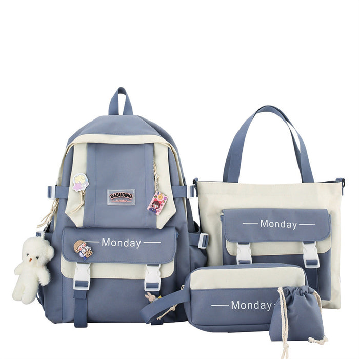 Classic 4-Piece Backpack & Tote Set