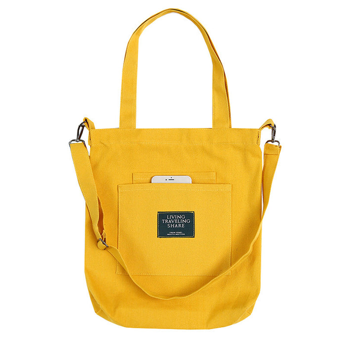 Creative Shape College Canvas Tote