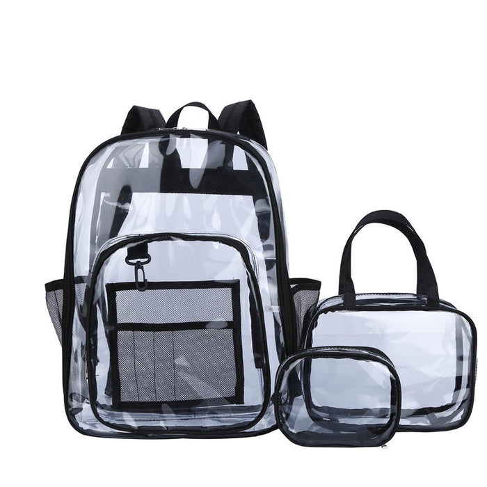 Minimalist See-Through wide capacity Backpack