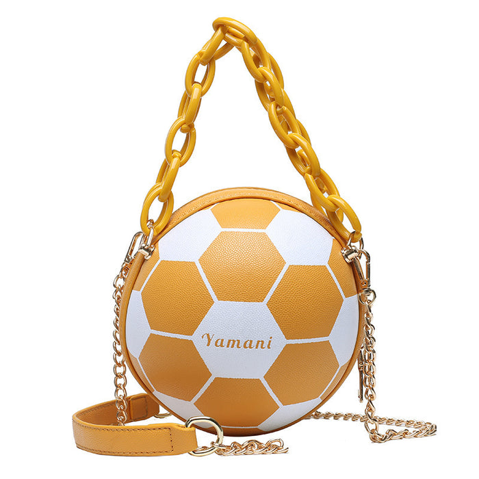 Fashionable Soccer Ball Shoulder Tote