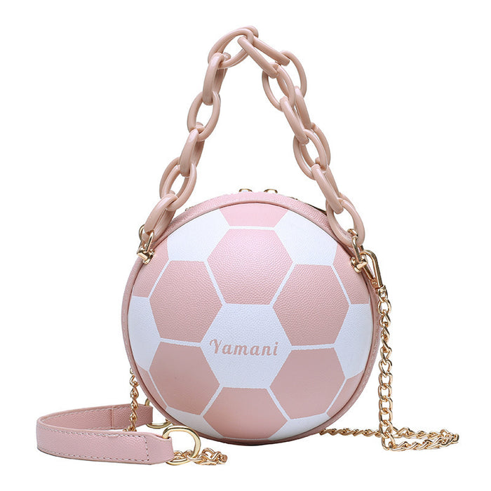 Fashionable Soccer Ball Shoulder Tote