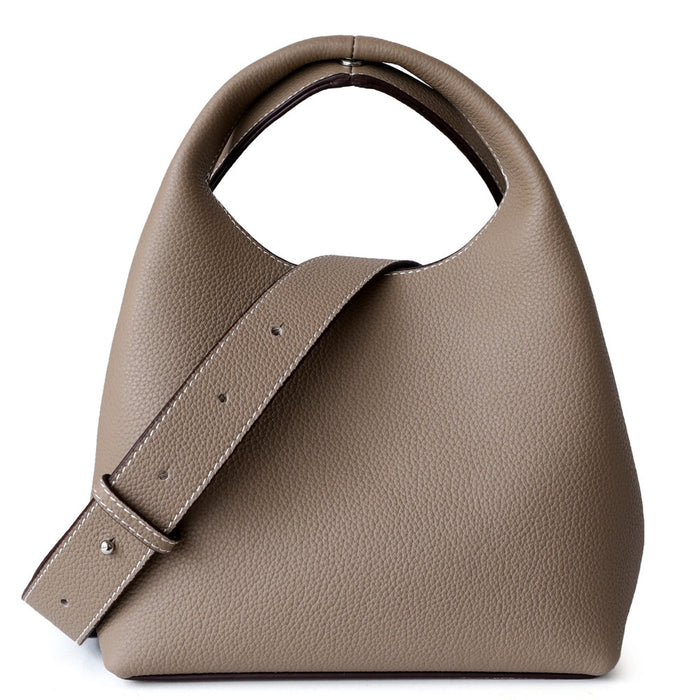 Women Fashion Creative Simple Solid Color Bucket Purses