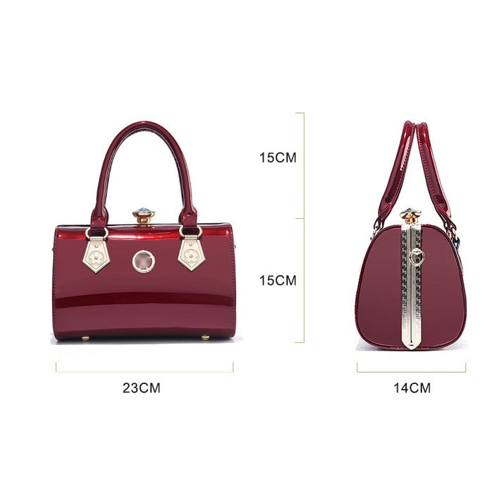 Business Women Fashion Portable Square Handbag