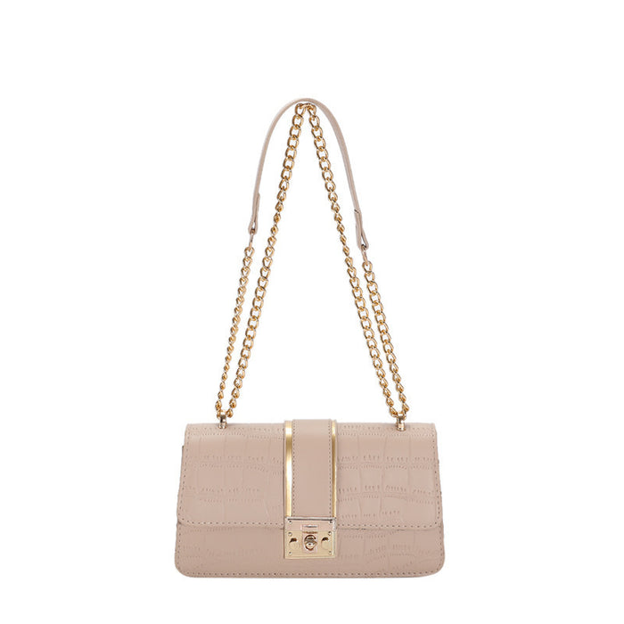 Wholesale Women Fashion Casual Chain Stone Pattern Shoulder Bag