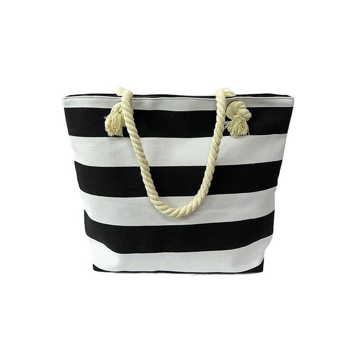 Stylish Coastal Stripe Shoulder Bag