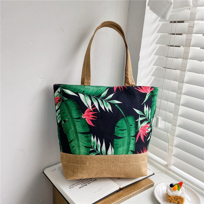 Versatile Everyday Printed Beach Shoulder Bag