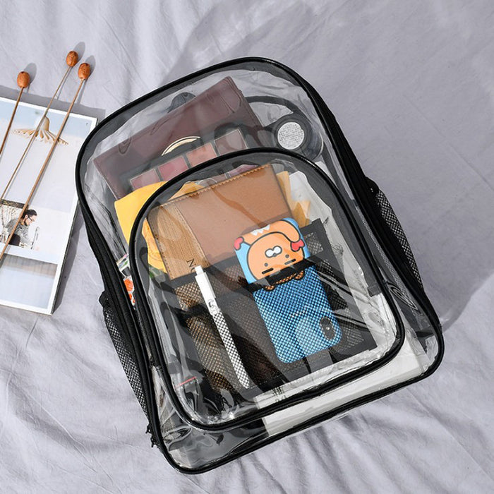 Minimalist See-Through wide capacity Backpack