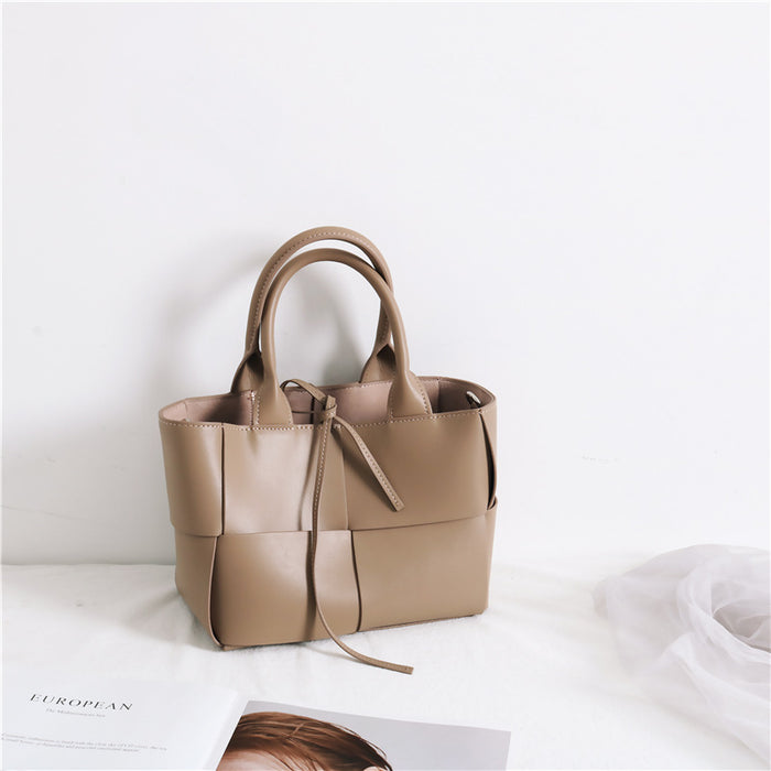 Trendy Oversized PU Leather Carryall