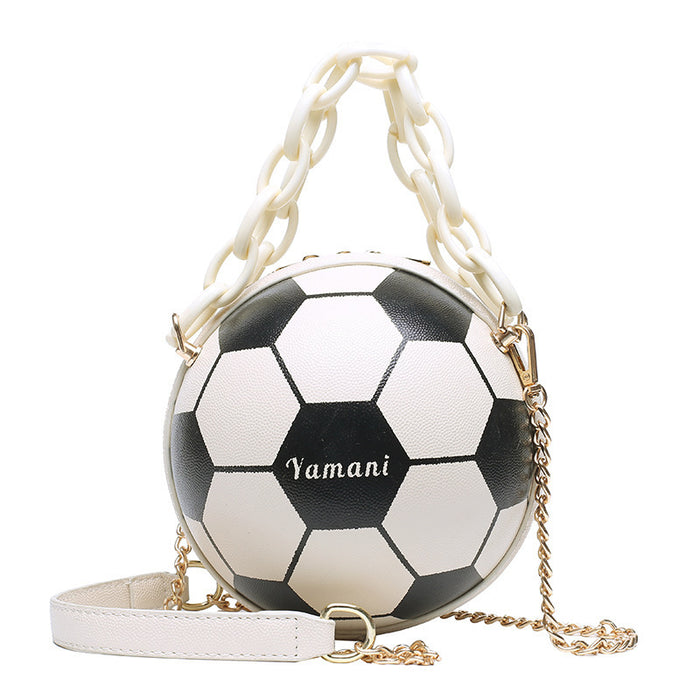 Fashionable Soccer Ball Shoulder Tote