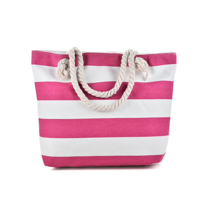 Stylish Coastal Stripe Shoulder Bag