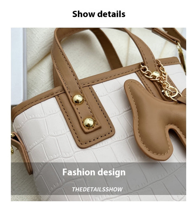 Wholesale Women Fashion Solid Color Square Flap Handle Shoulder Bag