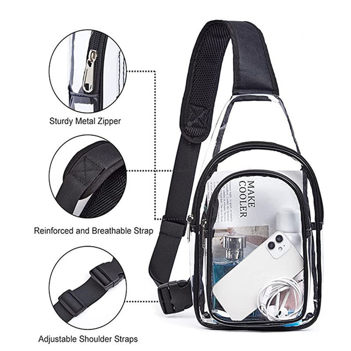 Sleek & Durable Clear spacious Travel Pack