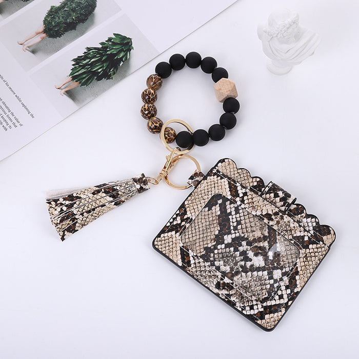 Elegant Wristlet Cross Card Purse