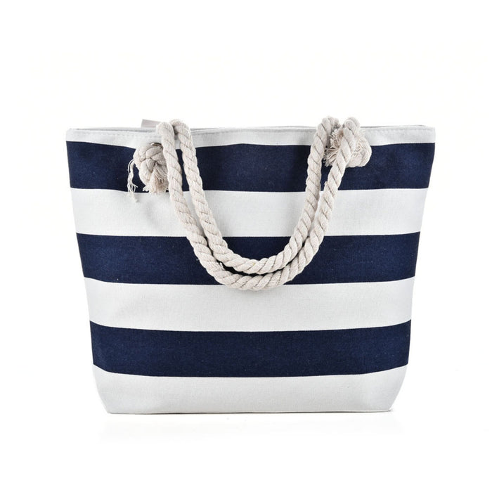 Stylish Coastal Stripe Shoulder Bag