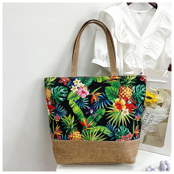 Versatile Everyday Printed Beach Shoulder Bag