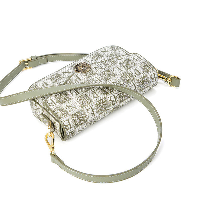 Women's Printed Chain Shoulder Messenger Bag